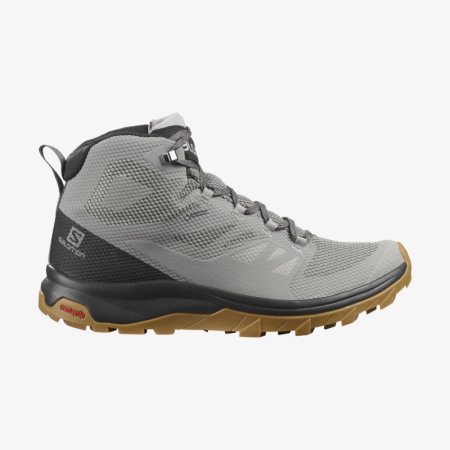 Scarpe Trekking Salomon OUTLINE MID GORE-TEX Uomo Grigie IT 4-T49